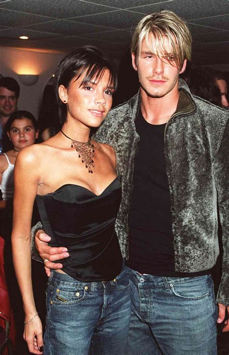 david and victoria beckham 90s